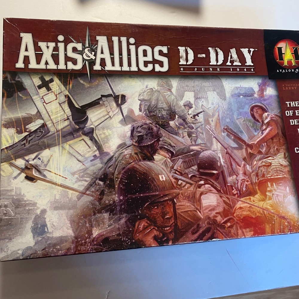 Avalon Hill Axis & Allies D-Day Board Game WWII Strategy
